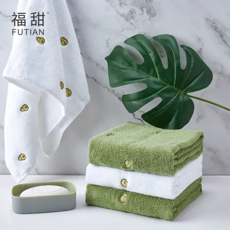 Yiwu Haohuo Futian - Avocado Pure Cotton Facial Absorbent Towel for Students, ins Household All-Cotton Adult Face Towel Yiwu Haohuo Futian - Avocado Pure Cotton Facial Absorbent Towel for Students, ins Household All-Cotton Adult Face Towel
